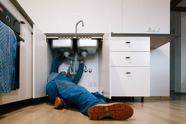 Professional Drain Cleaning technician working in Binghamton, NY
